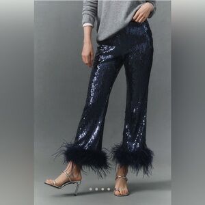 Hutch the koto faux-feather pants